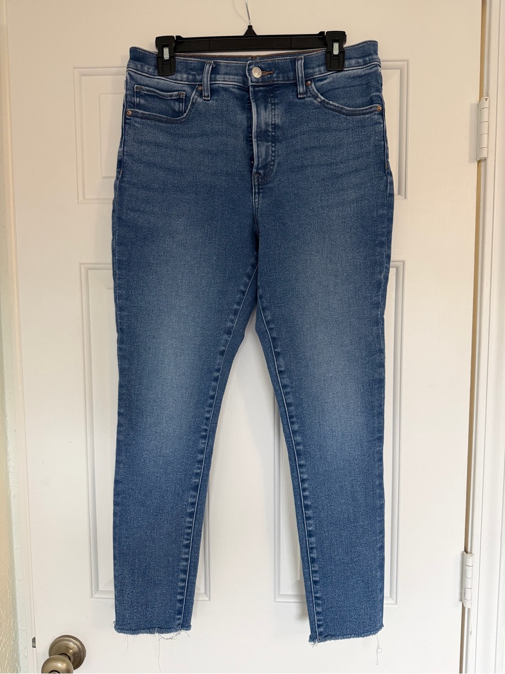 Express Women's Medium Blue High-Rise Skinny Jeans